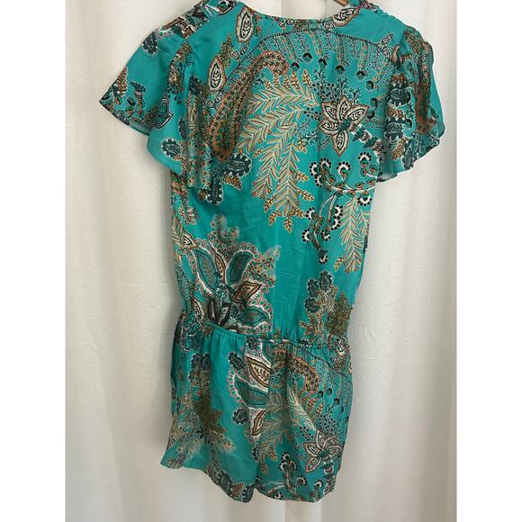 Hale Bob Brynn Silk Romper Womens Size SM - Picture 4 of 10